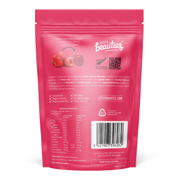 freeze dried raspberries