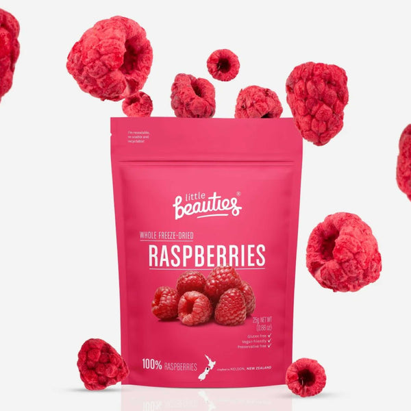 dried whole raspberries